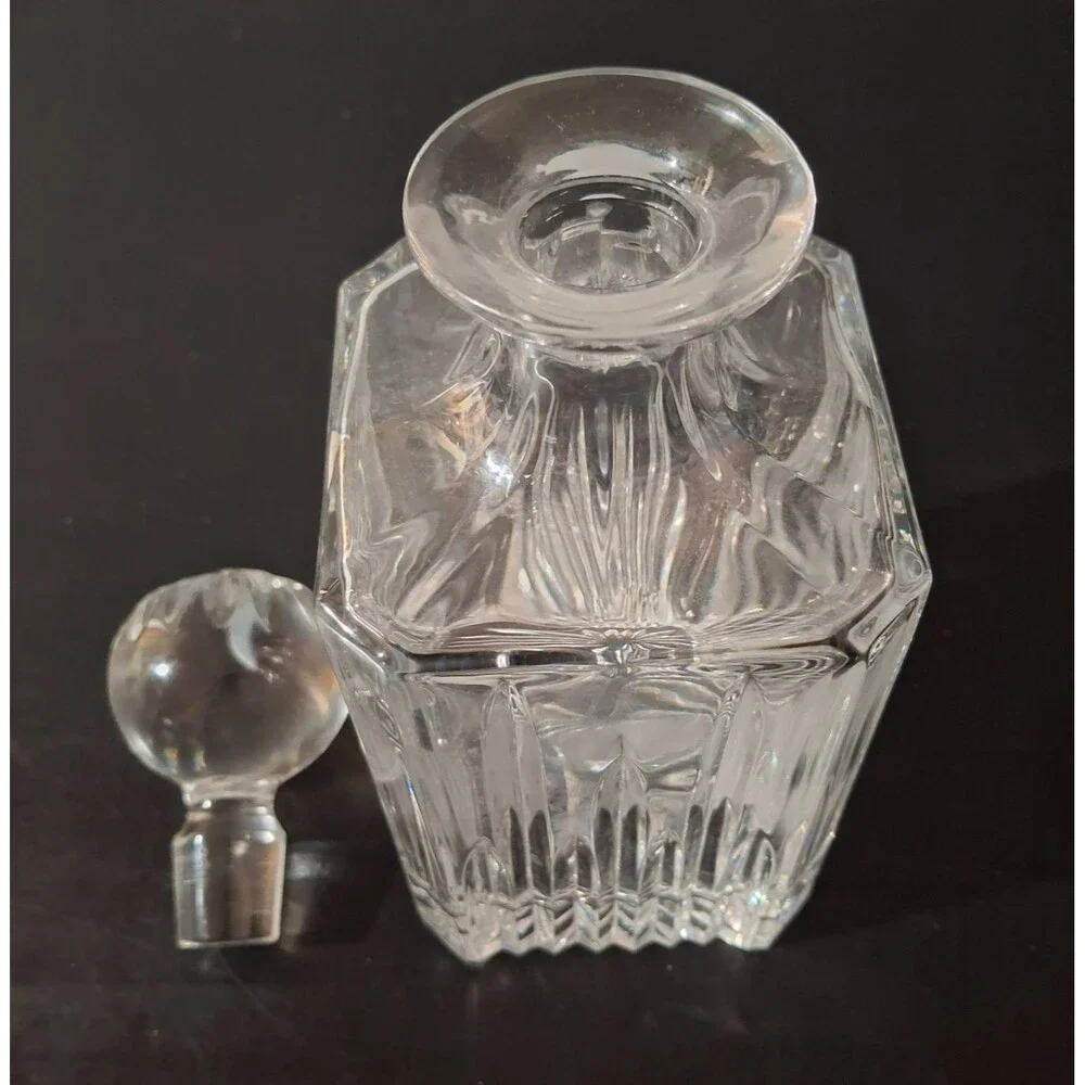 Marquis by Waterford HANOVER Crystal Square Spirit Decanter 9.75” With Stopper